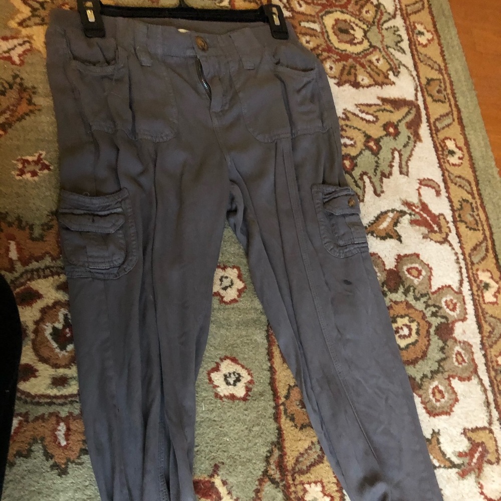 Grey cargo pants